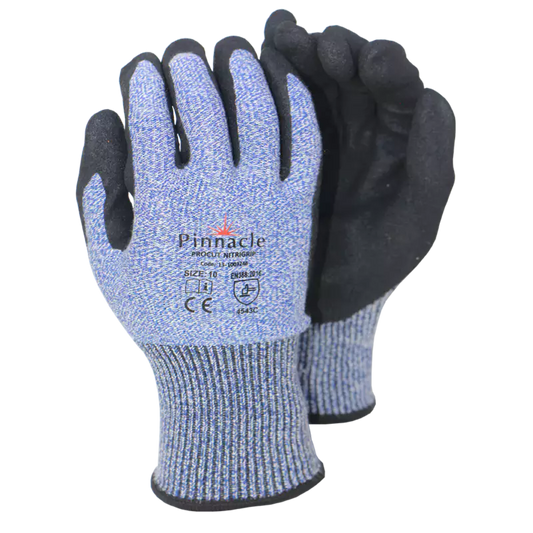 Procut Nitrigrip 13g Hppe Liner, Nitrile Coated, Sandy palm,LV5