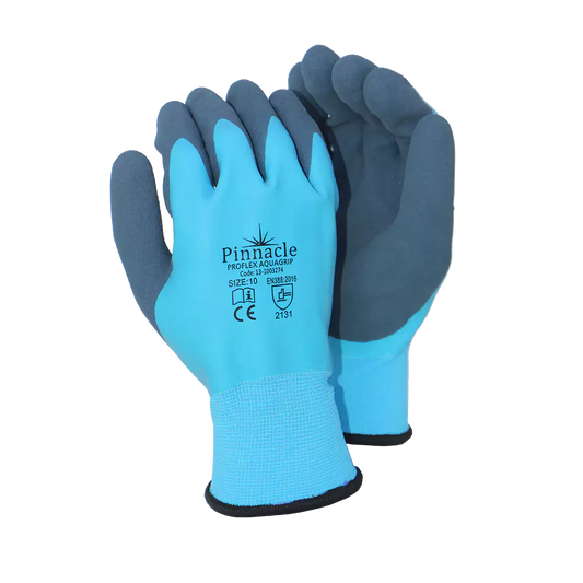 Proflex Aquagrip Latex Double Coated, Sandy Palm Glove, Water Proof