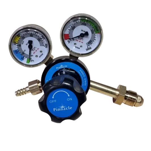 Single Stage Oxygen Regulator Brass Bonnet - EN2503