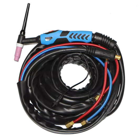 WP - 18V 8M TIG Torch Pinnacle Water Cooled With Trigger
