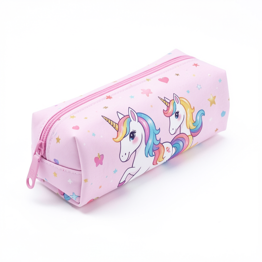 Boomerang Polyester Pencil Case Navy